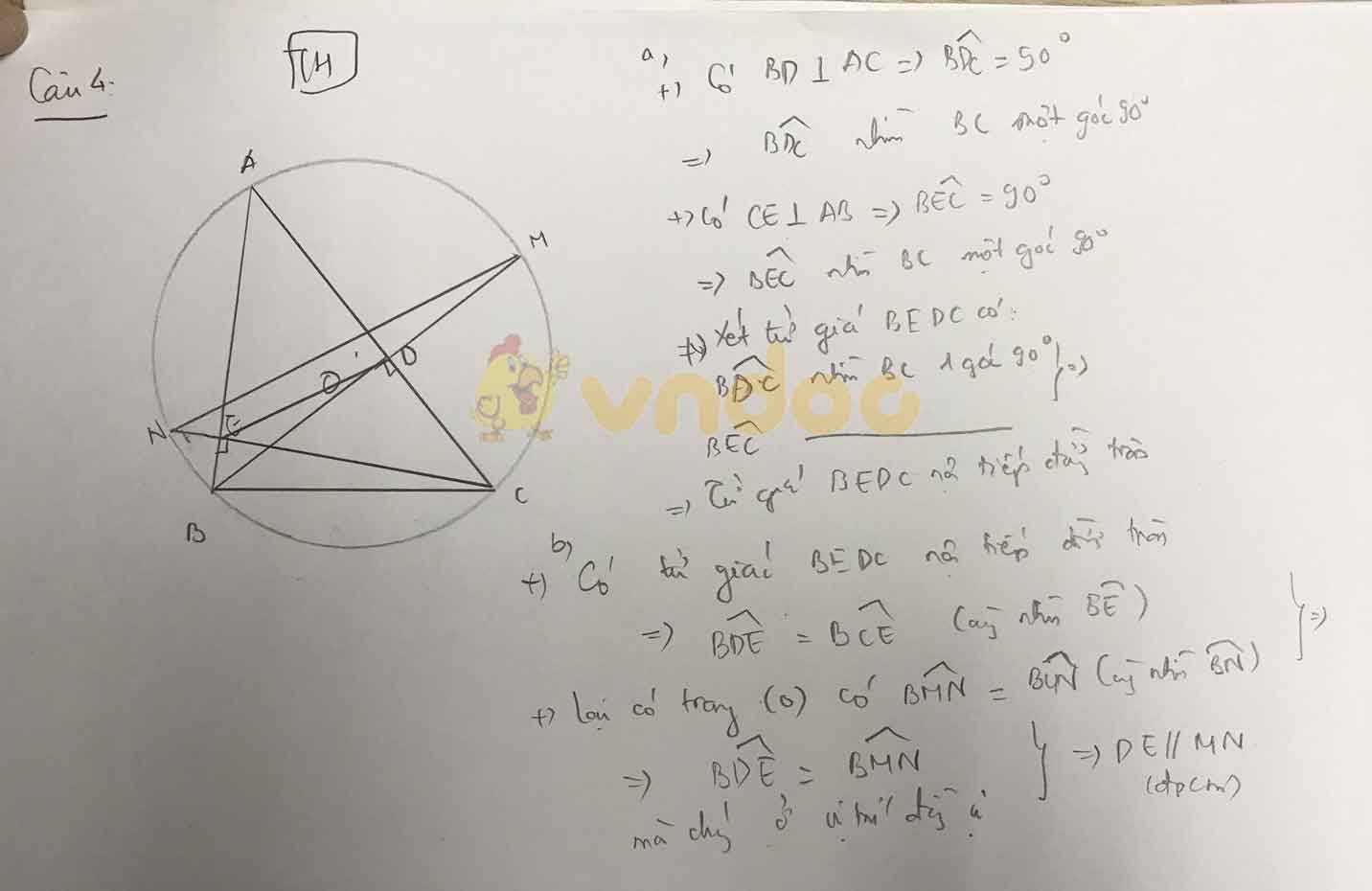 Đáp án đề thi tuyển sinh lớp 10 môn Toán tỉnh Thanh Hóa năm 2020