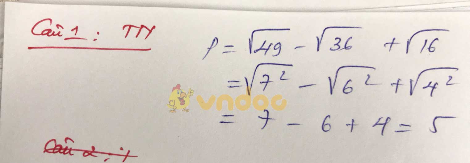 Đáp án đề thi tuyển sinh lớp 10 môn Toán tỉnh Tây Ninh năm 2020