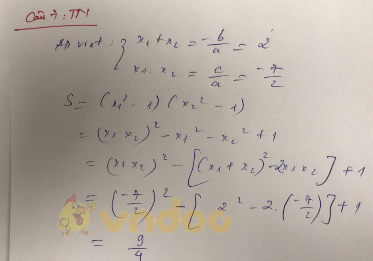 Đáp án đề thi tuyển sinh lớp 10 môn Toán tỉnh Tây Ninh năm 2020