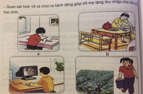 Soạn công nghệ lớp 6: Thu nhập của gia đình VNEN