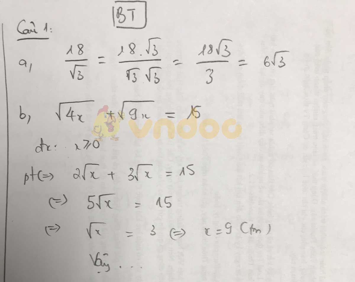 Đáp án đề thi tuyển sinh lớp 10 môn Toán Bến Tre năm 2020