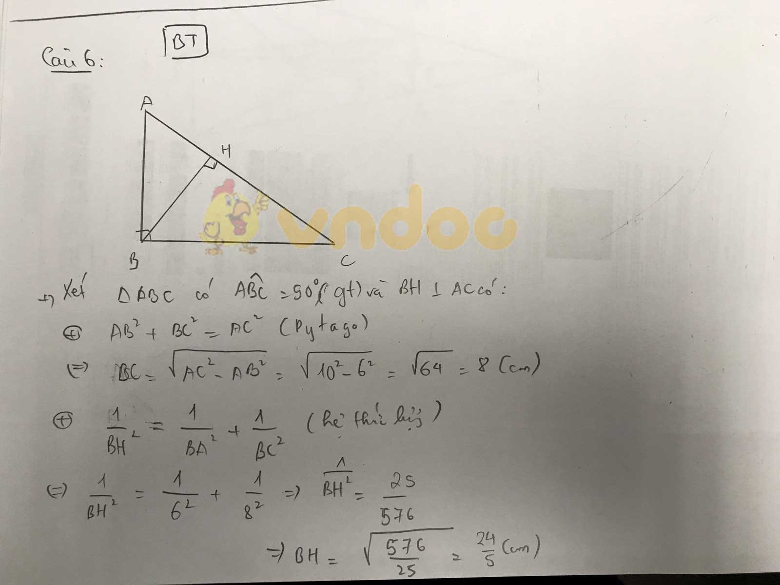 Đáp án đề thi tuyển sinh lớp 10 môn Toán Bến Tre năm 2020