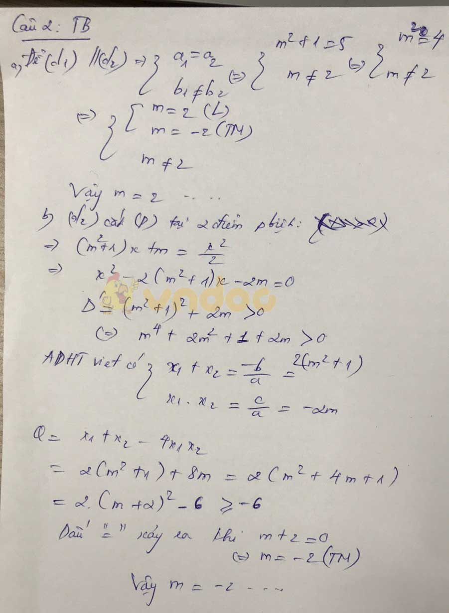 Đáp án đề thi tuyển sinh lớp 10 môn Toán chuyên năm 2020 tỉnh Thái Bình