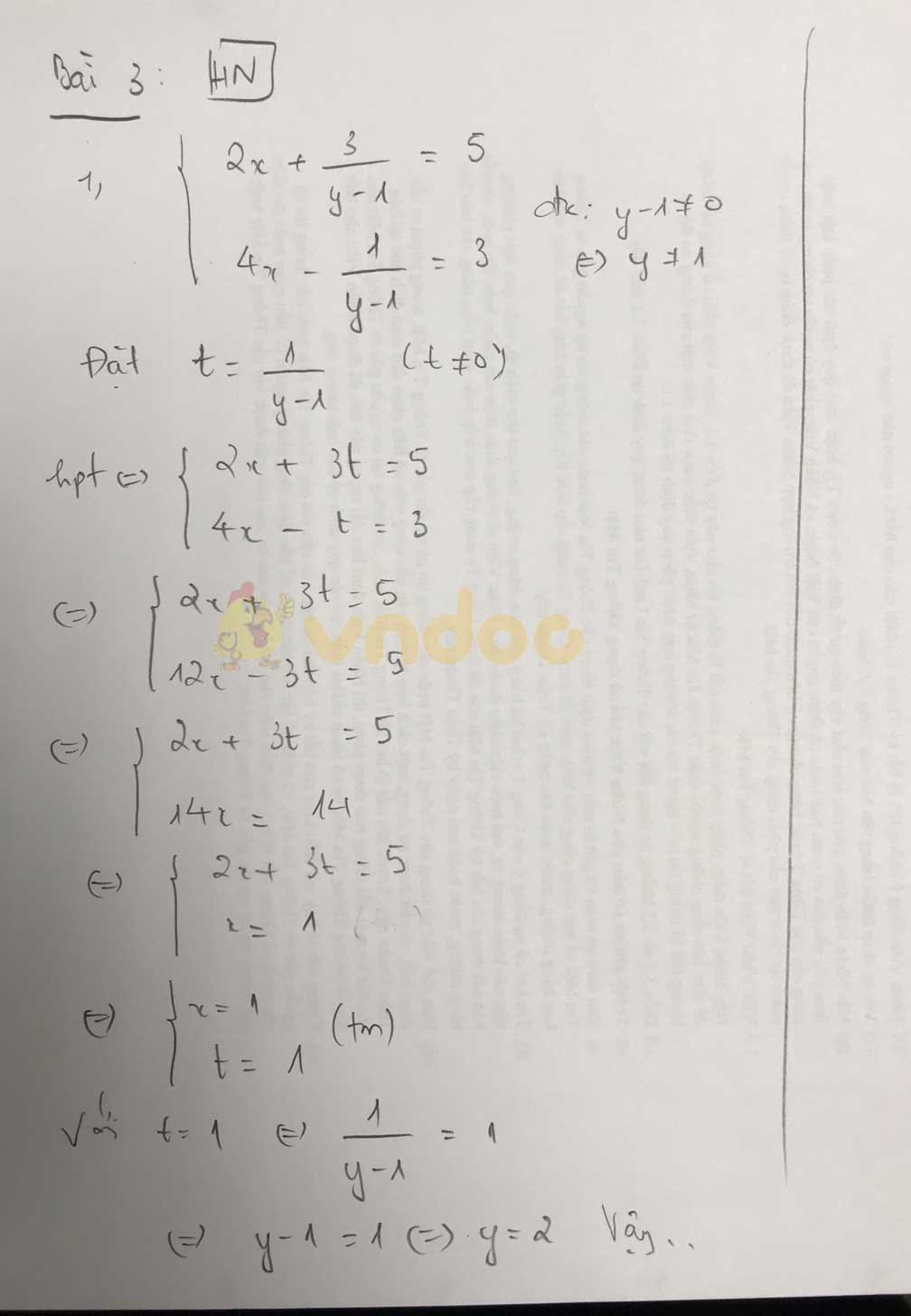 Đáp án đề thi tuyển sinh lớp 10 môn Toán Hà Nội năm 2020