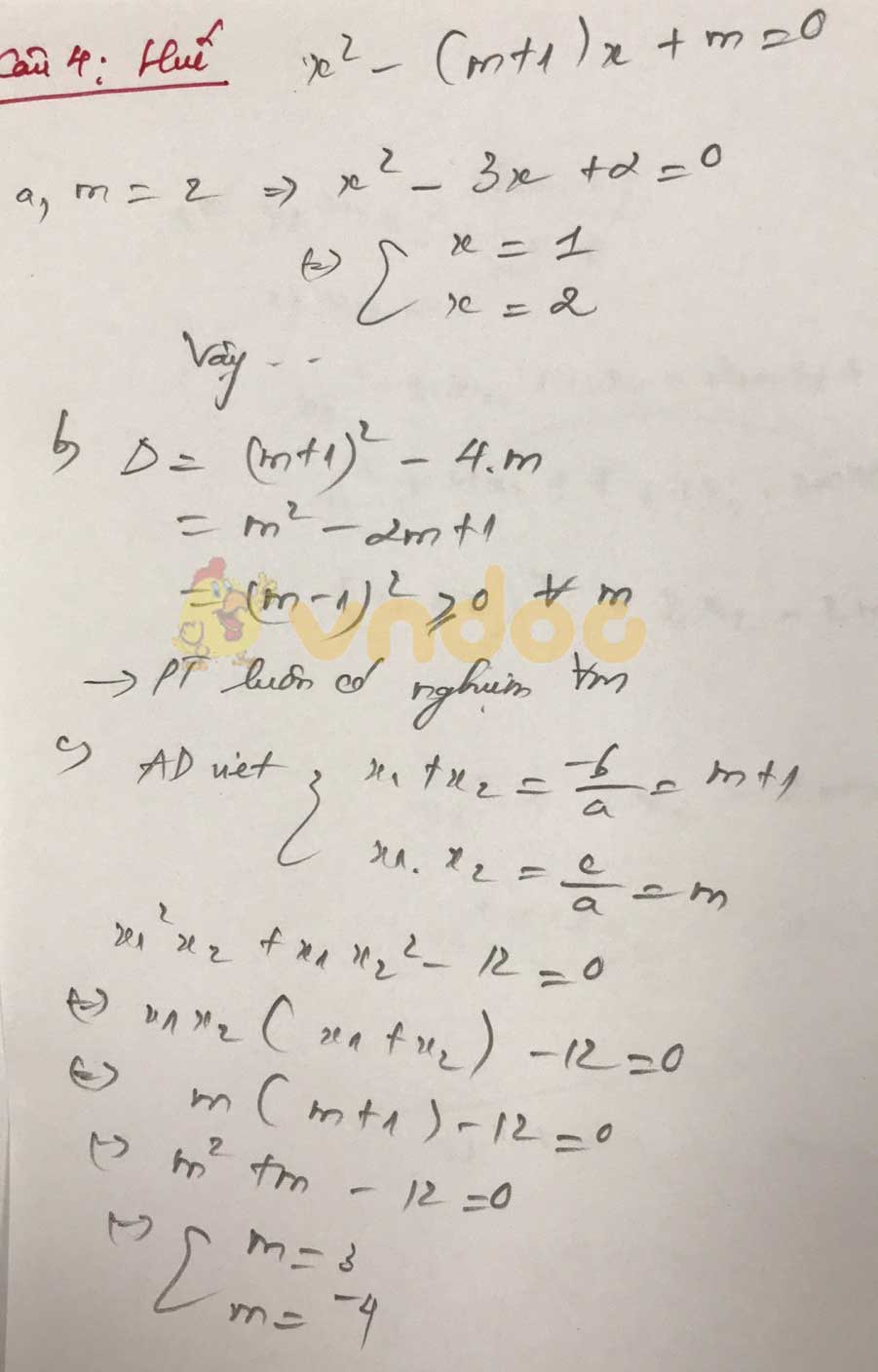 Đáp án đề thi tuyển sinh lớp 10 môn Toán tỉnh Thừa Thiên Huế năm 2020