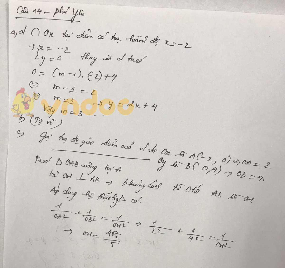 Đáp án đề thi tuyển sinh lớp 10 môn Toán tỉnh Phú Yên năm 2020