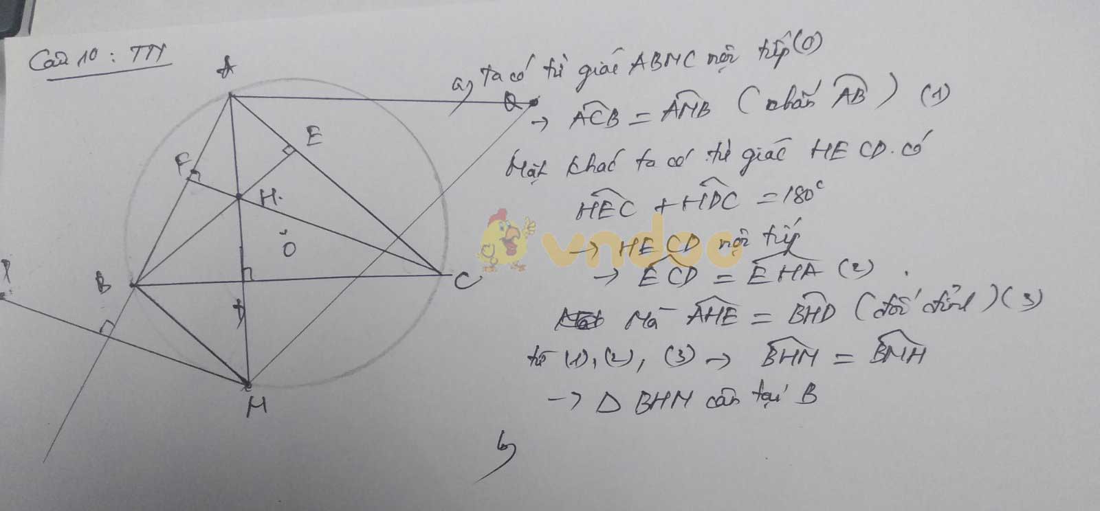 Đáp án đề thi tuyển sinh lớp 10 môn Toán tỉnh Thái Nguyên năm 2020