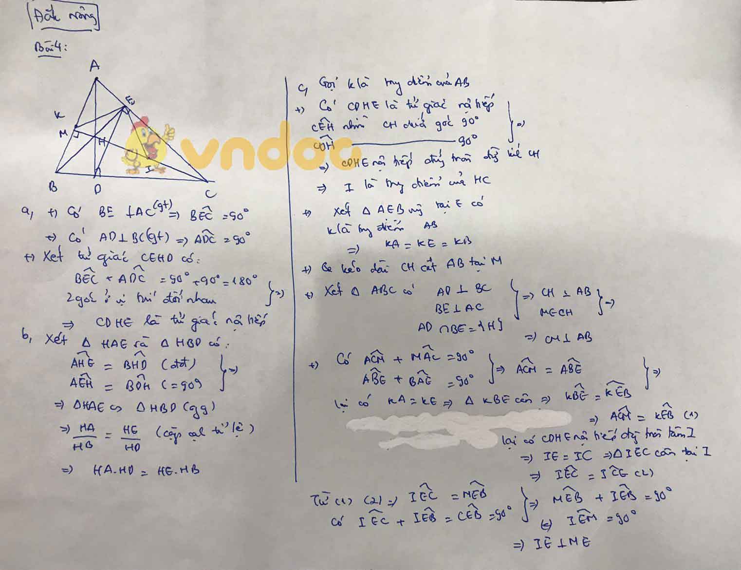 Đáp án đề thi tuyển sinh lớp 10 môn Toán tỉnh Đắk Nông năm 2020