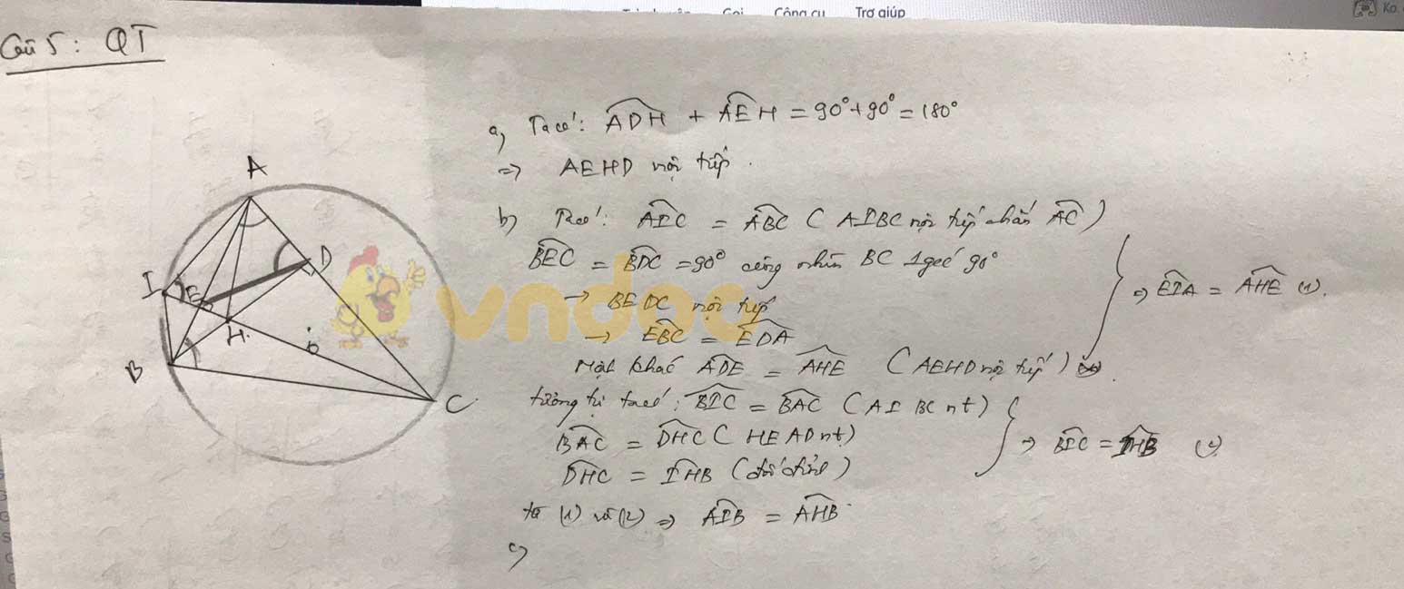 Đáp án đề thi tuyển sinh lớp 10 môn Toán tỉnh Quảng Trị năm 2020