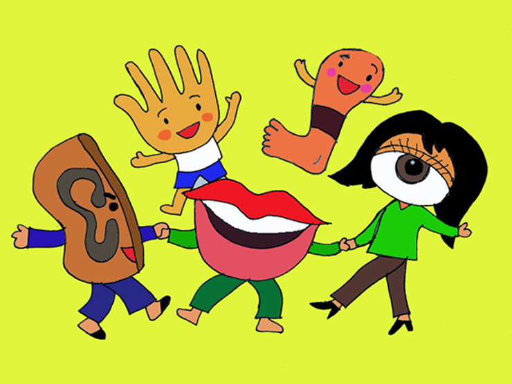 Truyện ngụ ngôn Chân, tay, tai, mắt, miệng