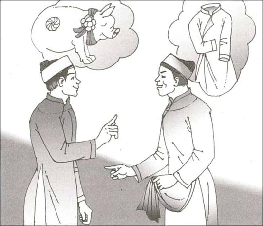 Truyện cười Lợn cưới, áo mới