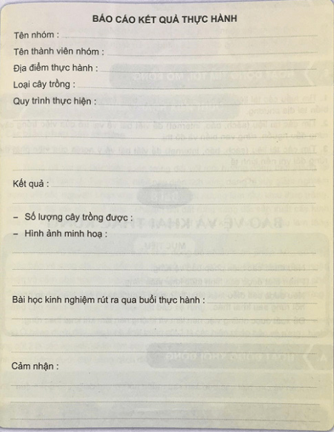 Giải VNEN Công nghệ 7