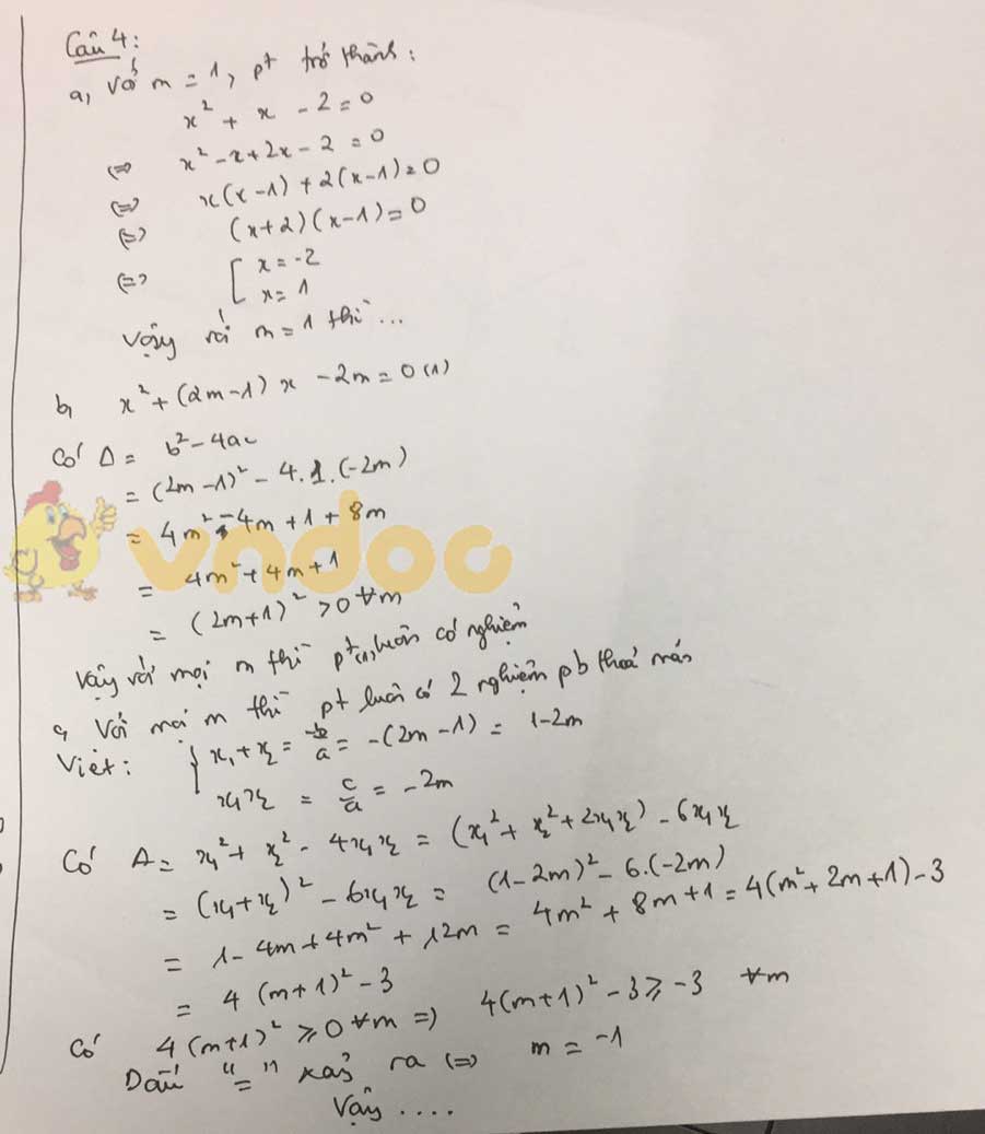 Đáp án đề thi tuyển sinh lớp 10 môn Toán tỉnh Bắc Kạn năm 2020