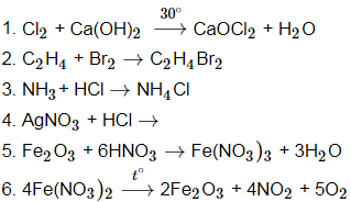 Trắc nghiệm Hóa 10 Bài 18: Phân loại phản ứng trong hóa học vô cơ 
