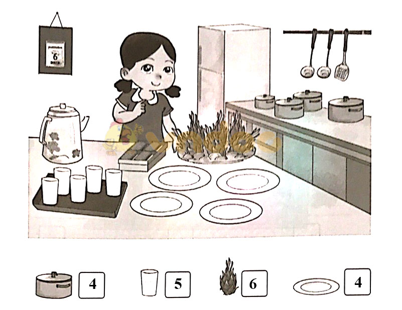 Giải vở bài tập Toán lớp 1 trang 10, 11