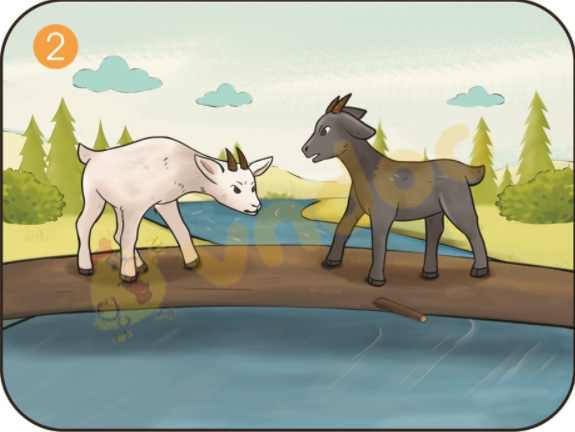 Bài 3: Kể chuyện Hai con dê