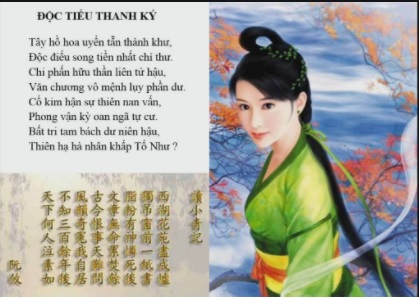 Mở bài thơ Đọc Tiểu Thanh kí
