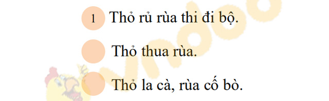 Giải Vở bài tập Tiếng Việt lớp 1 trang 24 Bài 33: Ôn tập