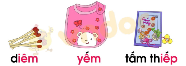 Giải bài tập Tiếng Việt lớp 1 trang 82 Bài 46: iêm, yêm, iêp