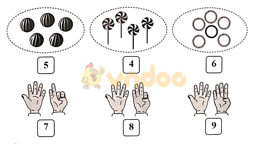 Giải vở bài tập Toán lớp 1 trang 24, 25, 26