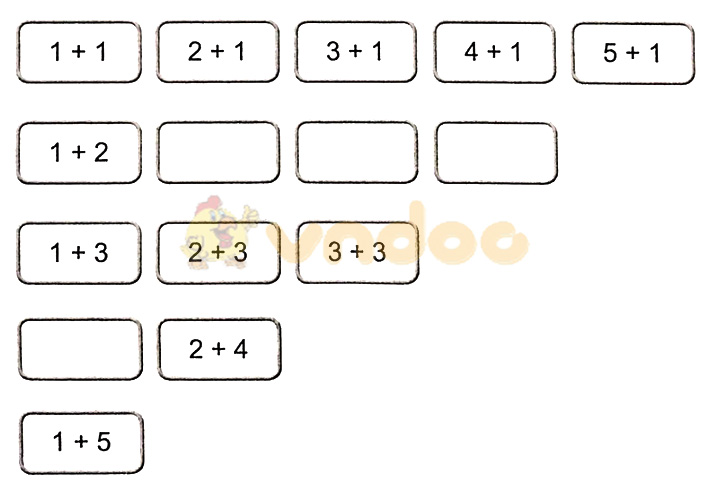 Giải vở bài tập Toán lớp 1 trang 32, 33