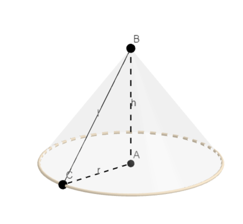 Câu hỏi trắc nghiệm môn Toán lớp 12: Thể tích khối nón