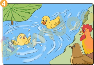 Giải bài tập Tiếng Việt lớp 1 trang 90 Bài 50: Kể chuyện Vịt và sơn ca