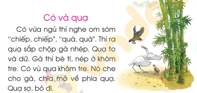 Giải bài tập Tiếng Việt lớp 1 trang 92 Bài: Ôn tập giữa Học kì 1