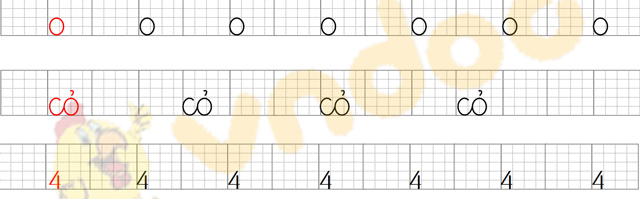 Giải Bài tập Tiếng Việt lớp 1 trang 16 Bài 4: O, o