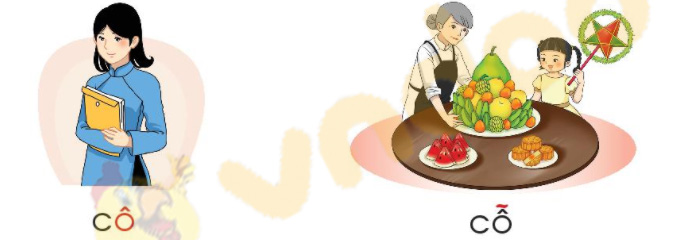 Giải Bài tập Tiếng Việt lớp 1 trang 22 Bài 2: Ô, ô