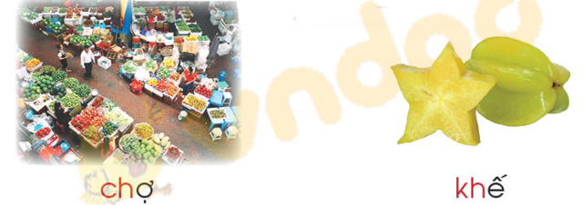 Giải Bài tập Tiếng Việt lớp 1 trang 36 Bài 4: ch kh