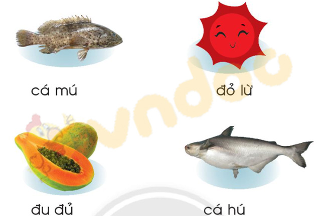 Giải Bài tập Tiếng Việt lớp 1 trang 42 Bài 2: U u Ư ư