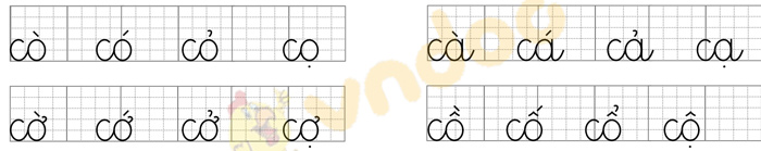 Giải Vở bài tập Tiếng Việt lớp 1 trang 7, 8, 9 Chủ đề 2: Bé và bà