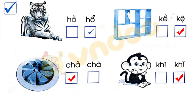 Giải Vở bài tập Tiếng Việt lớp 1 trang 10, 11, 12 Chủ đề 3: Đi chợ