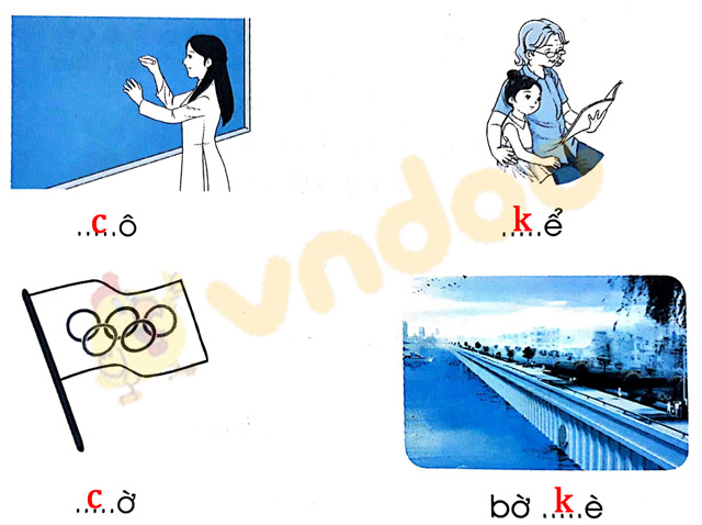 Giải Vở bài tập Tiếng Việt lớp 1 trang 10, 11, 12 Chủ đề 3: Đi chợ