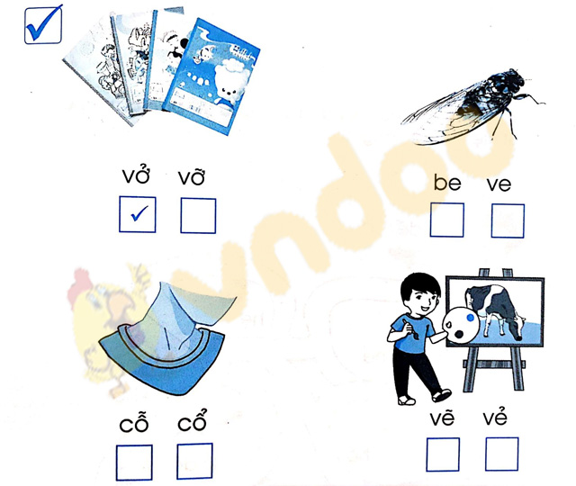 Giải Vở bài tập Tiếng Việt lớp 1 trang 7, 8, 9 Chủ đề 2: Bé và bà