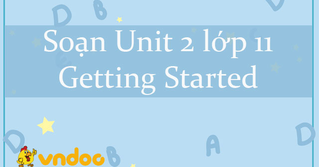từ vựng unit 2 lớp 11 getting started