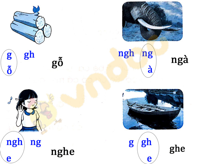 Giải Vở bài tập Tiếng Việt lớp 1 trang 13, 14, 15 Chủ đề 4: Kì nghỉ