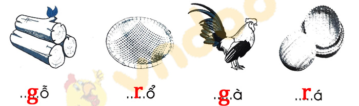 Giải Vở bài tập Tiếng Việt lớp 1 trang 16, 17, 18 Chủ đề 5: Ở nhà