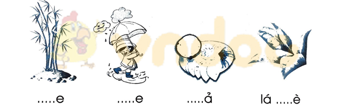 Giải Vở bài tập Tiếng Việt lớp 1 trang 16, 17, 18 Chủ đề 5: Ở nhà