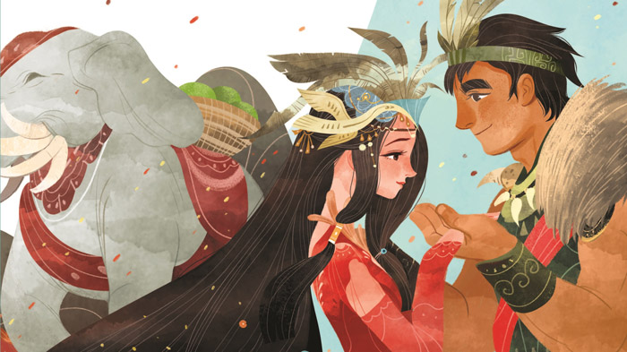 Văn mẫu lớp 6: Đóng vai Mị Nương kể lại truyện Sơn Tinh, Thủy Tinh