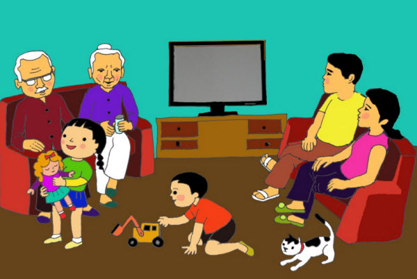 Kể về gia đình em mẫu 3