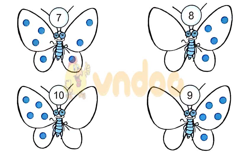 Giải vở bài tập Toán lớp 1 trang 14 sách Kết nối tri thức với cuộc sống