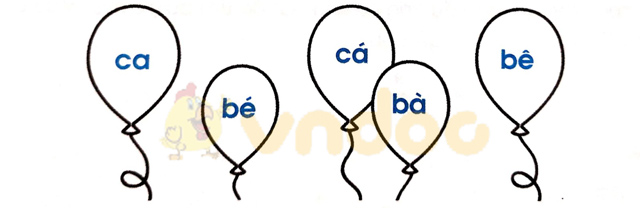 Giải Vở bài tập Tiếng Việt lớp 1 trang 6 Bài 2: B b