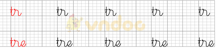 Giải Bài tập Tiếng Việt lớp 1 trang 52 Bài 2: R r tr