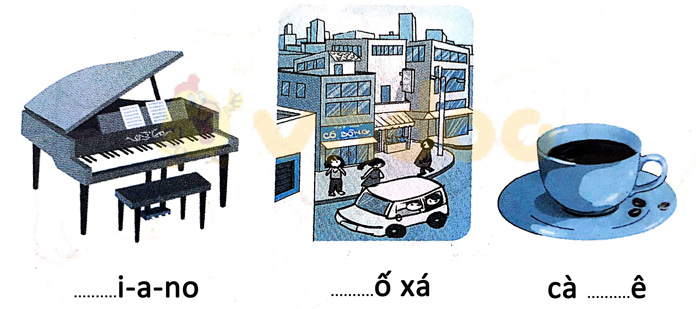 Giải Vở bài tập Tiếng Việt lớp 1 trang 19, 20, 21 Chủ đề 6: Đi sở thú