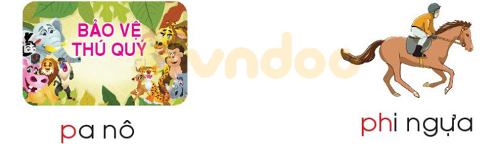 Giải bài tập Tiếng Việt 1 trang 60 Chủ đề 6 Bài 1: P p ph