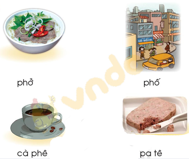 Giải bài tập Tiếng Việt 1 trang 60 Chủ đề 6 Bài 1: P p ph