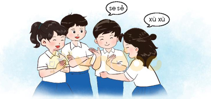 Giải bài tập Tiếng Việt 1 trang 62 Chủ đề 6 Bài 2: S s X x