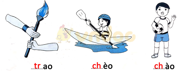 Giải Vở bài tập Tiếng Việt lớp 1 trang 22, 23, 24, 25 Chủ đề 7: Thể thao